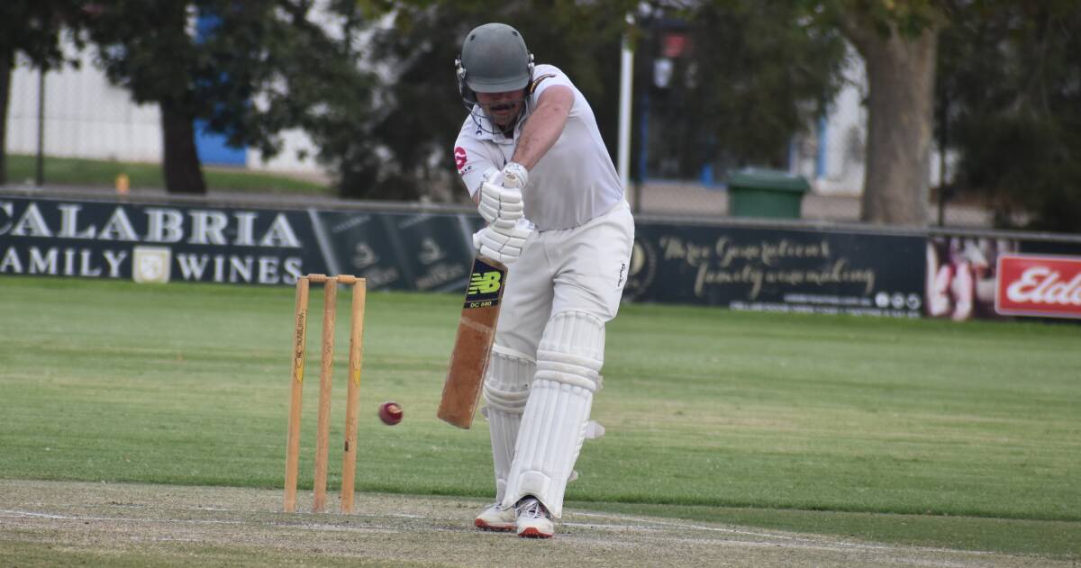 Leagues' Reece Matheson faced almost 200 deliveries in an innings which saw him save his side from a precarious position of 2/6.
