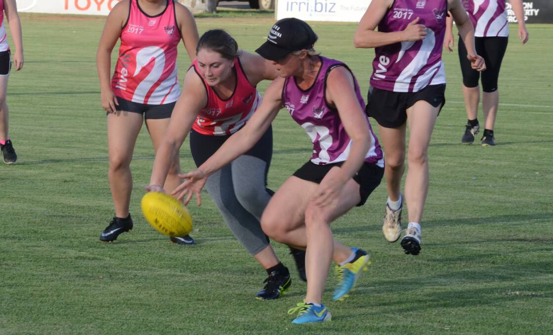 READY TO GO: The Griffith Swans women's social competition is set to enter it's third season. PHOTO: Liam Warren