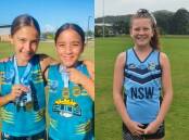 TOUCH STARS: Mary Dal Broi, Armahni Cook and Tess Jamieson are among some of Griffith's up-and-coming touch talent.