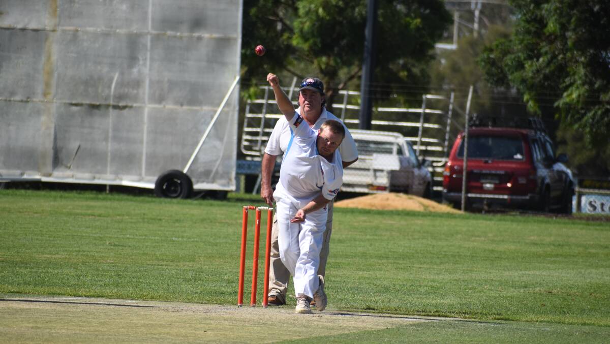 CUP TAKER: Mitchell Johnson starred with bat and ball to help Lake Cargelligo take the Creet Cup from Griffith's possession. PHOTO: Liam Warren