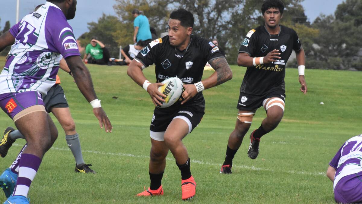 BACK: Vaea Mateo will make his return for the Griffith Blacks this weekend when they take on CSU in the Ben Groat Cup. PHOTO: Liam Warren