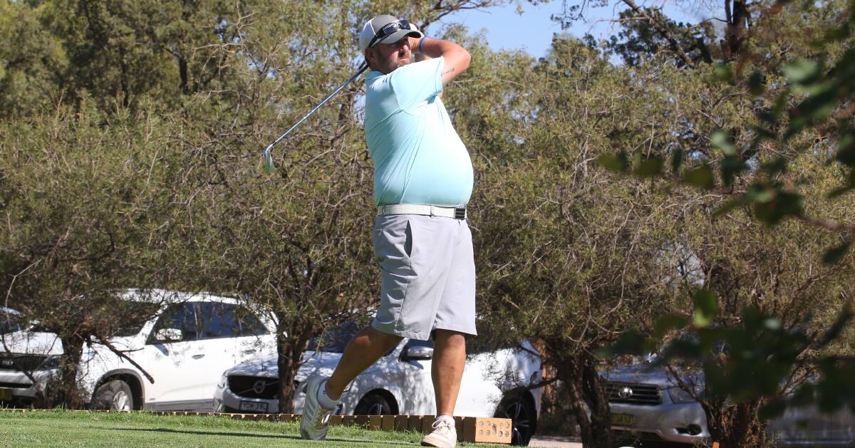 GREAT DAY ON COURSE: Jason Magoci took out the Area Builders Cup on a countback