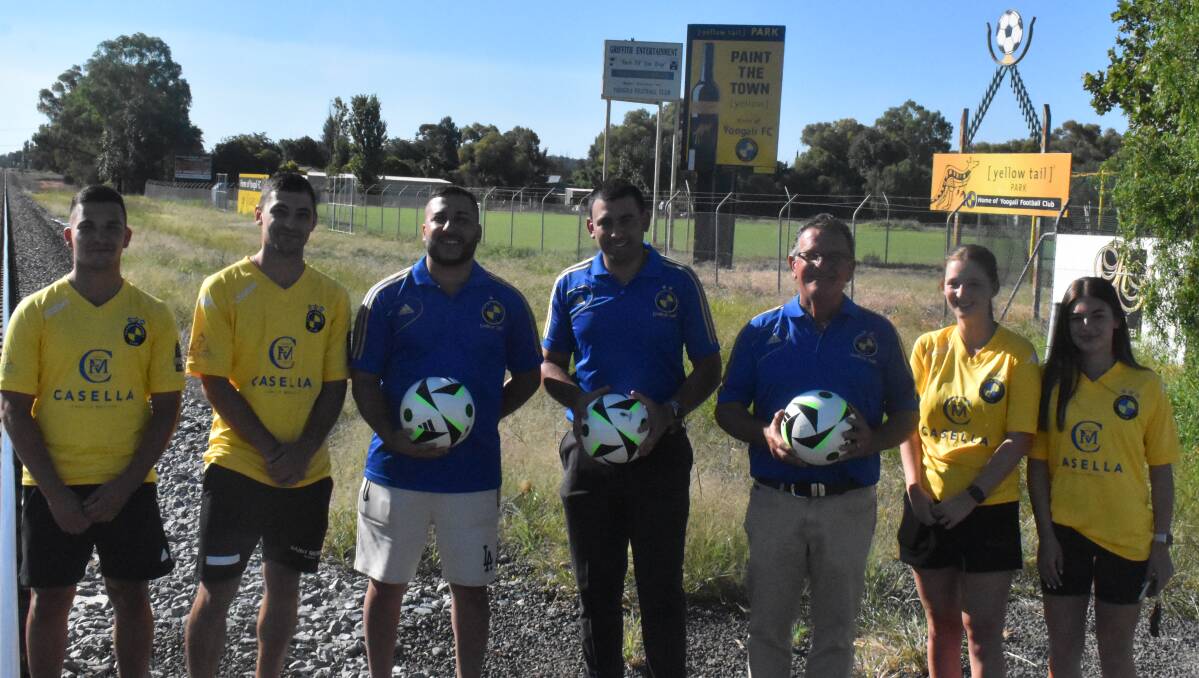 Yoogali FC are ready to paint the Football Wagga competition yellow after being accepted in ahead of the 2024 season. Picture by Liam Warren