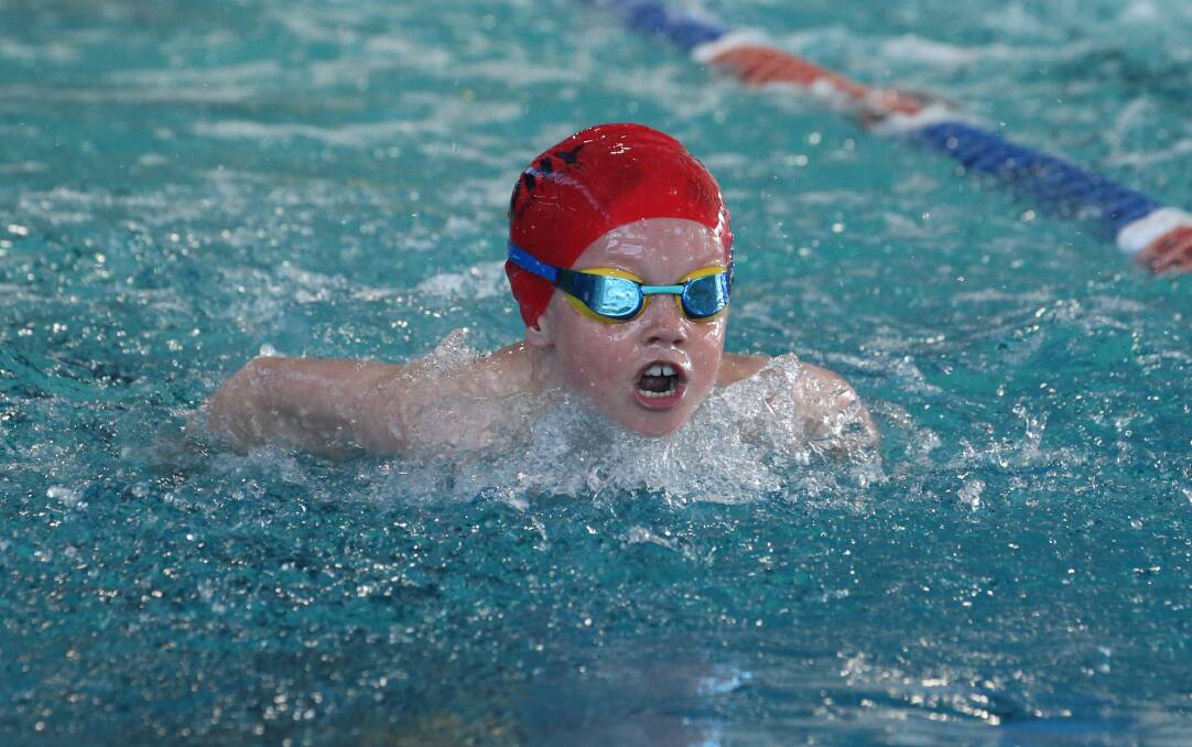 STRONG PERFORMANCE: Nate Mingay shattered records at the Southern Inland Swimming Association's annual Long Course Championships.