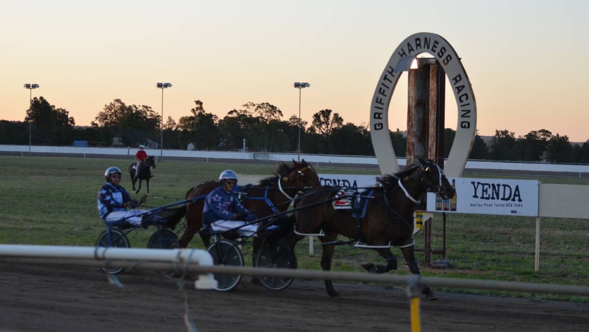 TRACK ACTION: The trotters will return to Dalton Park this weekend for the Carnival of Cups. PHOTO: Declan Rurenga
