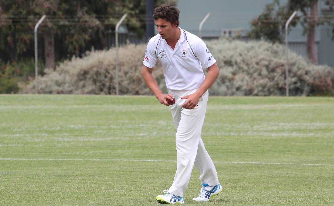 FORM REWARDED: After taking 12 wickets in the past two week's Dean Villata has been selected in the Griffith side to take on Leeton in the Creet Cup. Picture: Anthony Stipo.