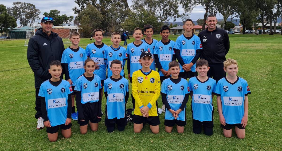 FLYING THE FLAG: This is the under 12s side who will represent Griffith this weekend at home for the Country Cup. PHOTO: Contributed