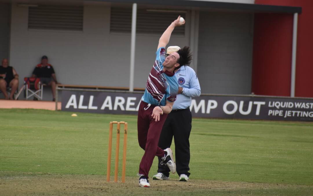 BIG EFFORT: Hanwood's Luke Docherty will be looking for a repeat of his four wickets last time out against Coro. PHOTO: Liam Warren