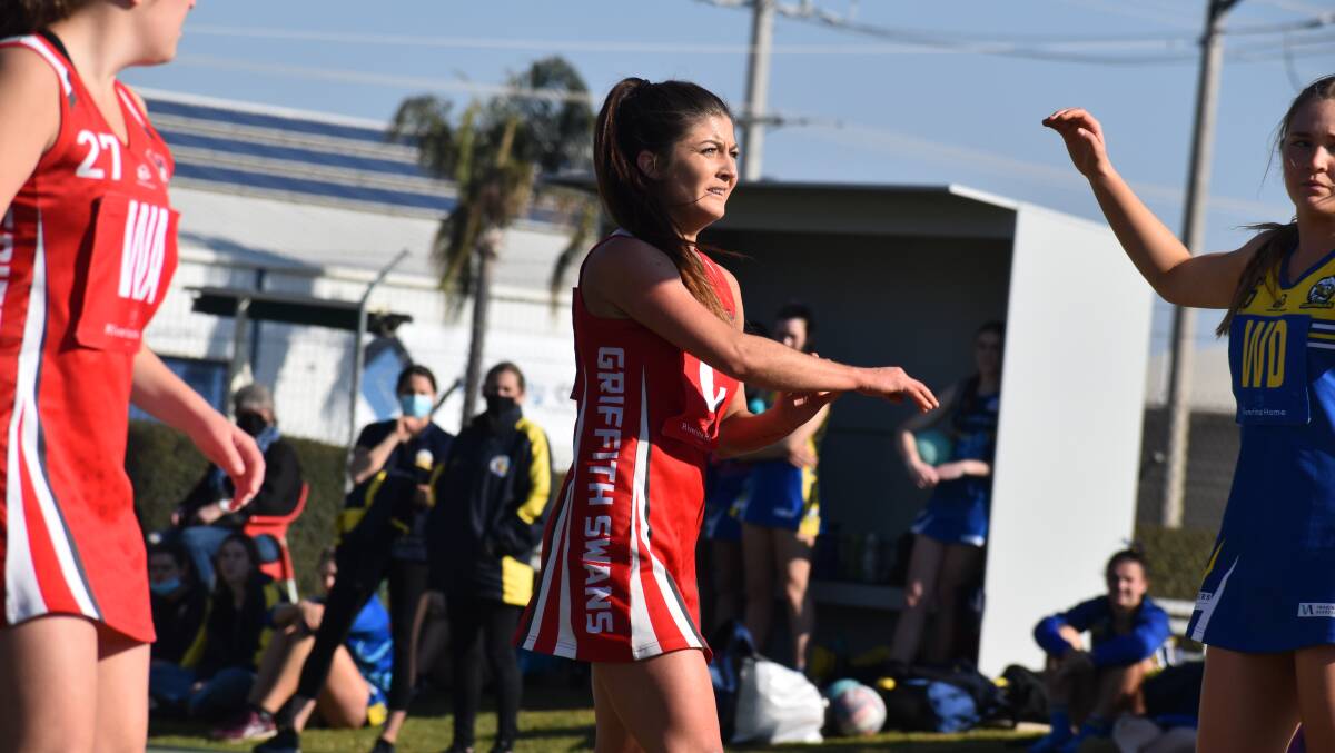 RECOGNISED: After a strong season in charge of the Griffith Swans A grade side, Georgia Fuller was named Coach of the Year in the RFNL netball competition. PHOTO: Liam Warren