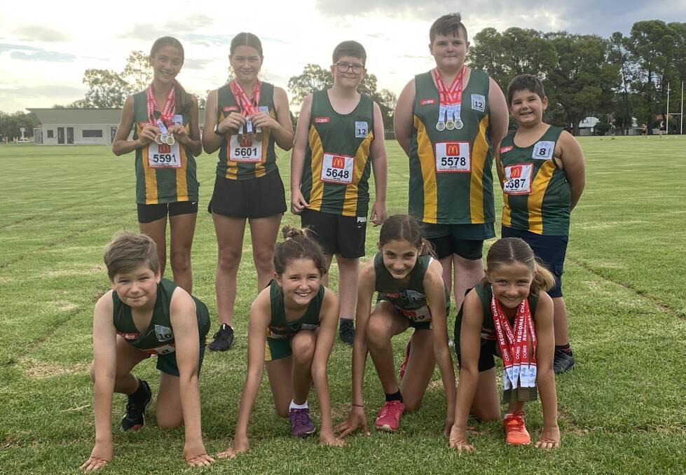 ON YOUR MARKS: Griffith Little Athletics stars that performed well at Regionals held in Wollongong. ABSENT: Amanda Hopkins, Bryton Hopkins. PHOTO: Liam Warren