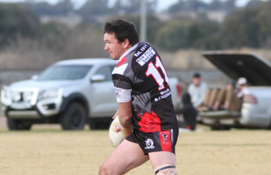 Craig Iverach scored three tries in the Mallee Men's big victory