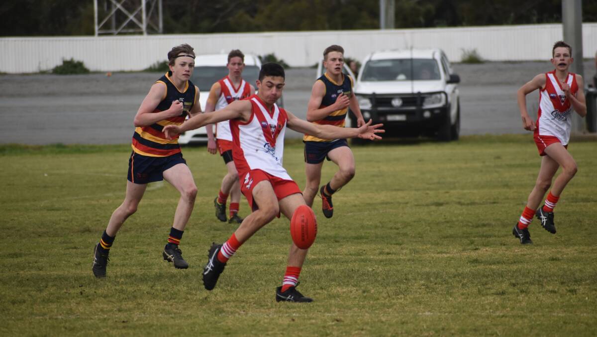 MINOR PREMIERS: The Griffith Swans White side finished at the top of the table in the under 15s and advanced straight into the grand final. PHOTO: Liam Warren