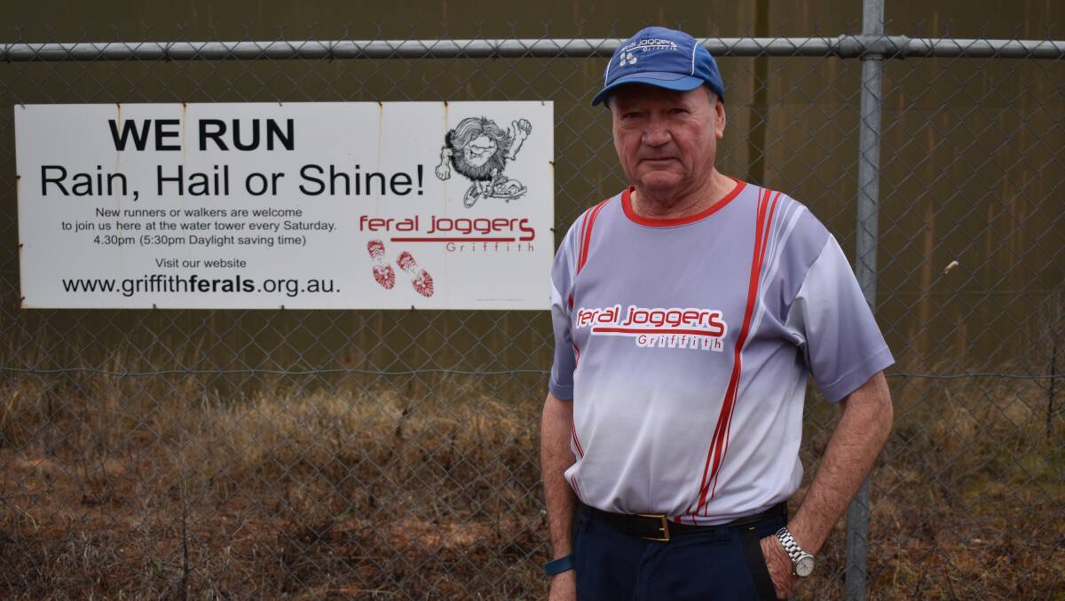 HOPEFUL: Griffith Feral Joggers president Ron Anson is confident the 'Half on the Hill' will be able to go ahead on August 9. PHOTO: Liam Warren