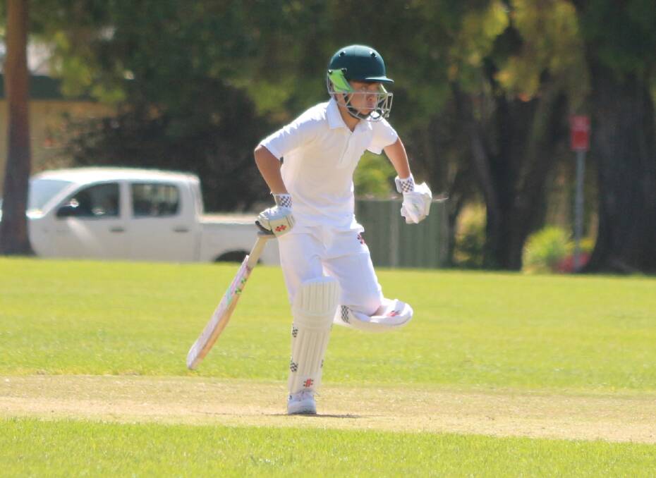 RUN SCORER: Christian Dall'est starred for Hanwood in their clash with the Eagles scoring 30 runs. PHOTO: Liam Warren