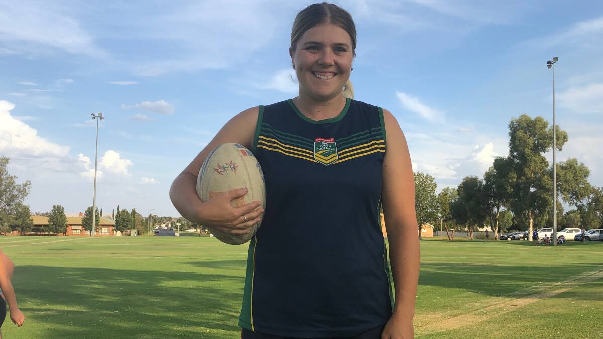 BOUND FOR GREEN AND GOLD: Eliza Baddock will represent Australia after being selected in the Women's 27s side for the Touch World Cup in Malaysia starting on April 28. PHOTO: Liam Warren
