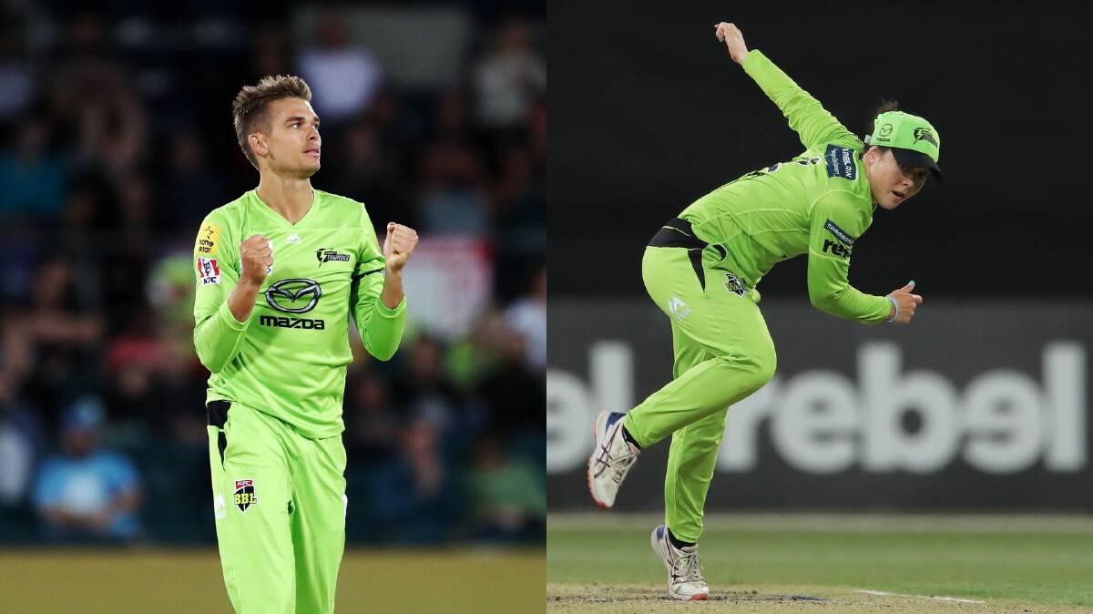 STARS: Chris Green and Lauren Smith will visit Griffith this week and host a coaching session on Friday afternoon. PHOTOS: Supplied by Sydney Thunder