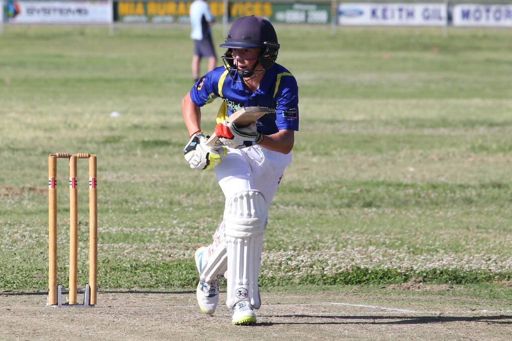 WELL PLAYED: Hayden Forner is one of seven players selected in the Riverina under 14s and 16s sides after Murrumbidgee's duel success last week. Picture: Anthony Stipo.