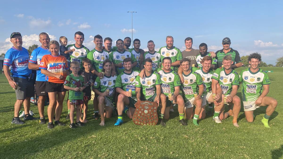 The Leeton Greens picked up where they left off in 2022 to claim the Paul Kelly Memorial Shield after a come from behind win. Picture by Liam Warren