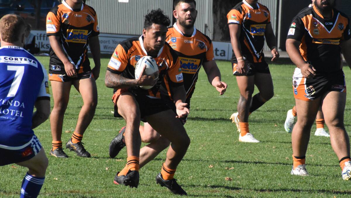Waratahs coach Willie Lolohea in action for the club during the 2022 season. The club is looking to make a strong return to the field in 2024 after being in recess. Picture by Liam Warren