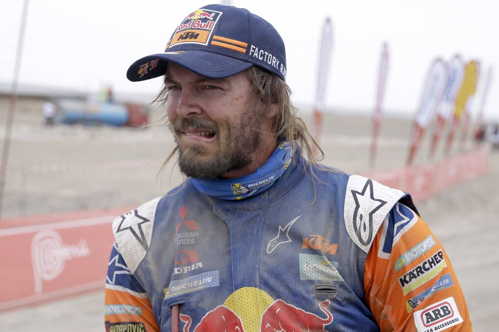 Toby Price during the Dakar Rally earlier this year