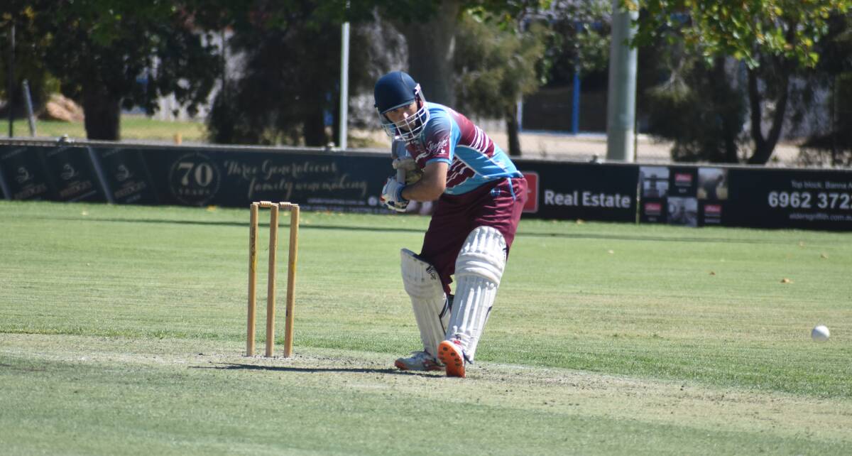 IN FORM: Hanwood's Dean Catanzariti scored 41 with the bat before picking up two wickets in his side's bonus point win over Exies Eagles. PHOTO: Liam Warren