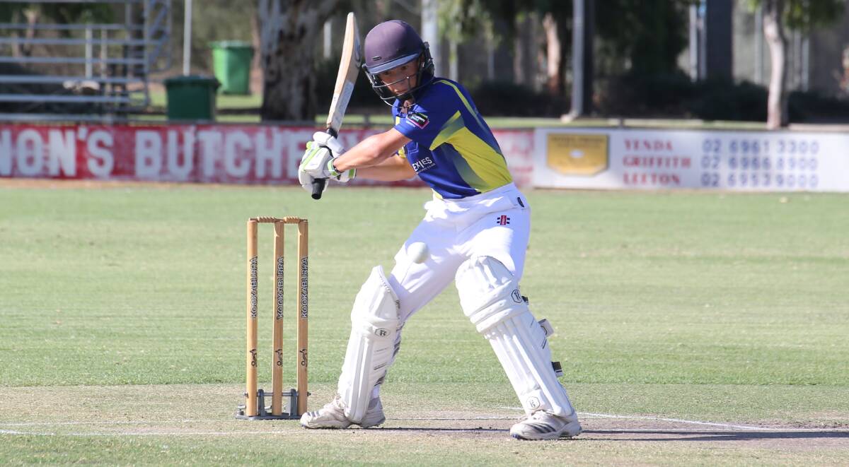 STRONG START: Hayden Forner posted a half centry in the opening game of the under 15s Youth Championships. PHOTO: Anthony Stipo