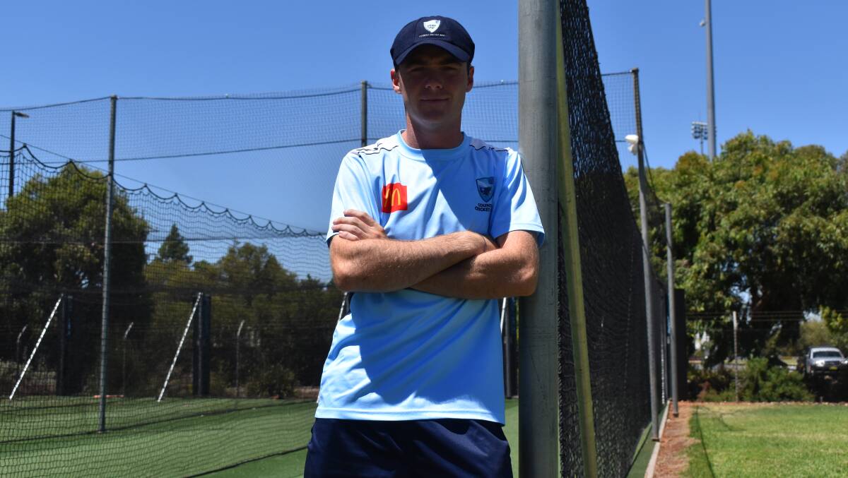 REPRESENTING: Luke Docherty donned the baggy blue as part of the NSW Country side who took on ACT Country last week in Canberra. PHOTO: Liam Warren