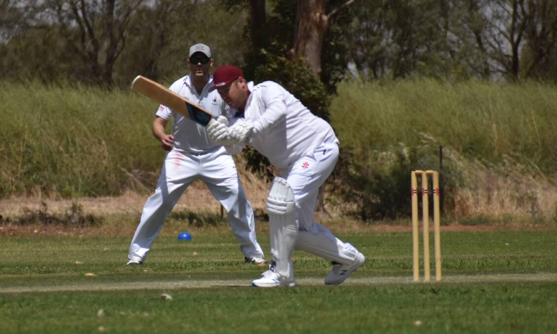 KEY PERFORMER: Brendan Hicken has enjoyed a strong start to the first grade season and his performances with the bat have helped Hanwood get into the top two.