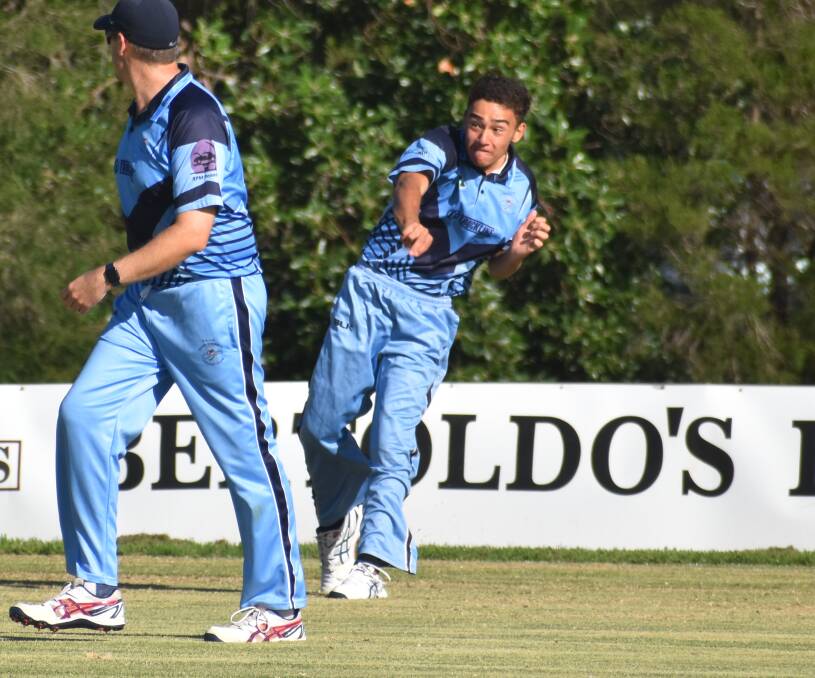 OUTSTANDING: Griffith's Meli Ranitu had a day to remember with a century and three wickets in the Warren Smith Cup clash with South West Slopes. PHOTO: Liam Warren