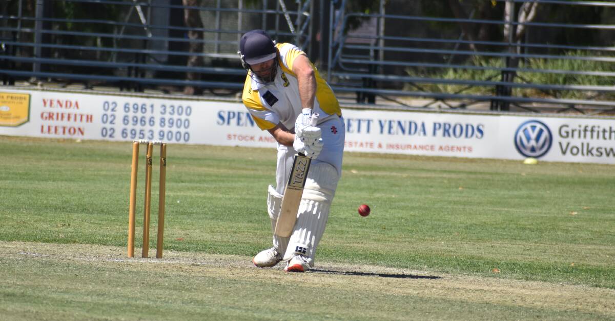 LEADING: Haydn Pascoe will look to keep the Hedditch Cup in Griffith's possession on Sunday when they take on Temora. PHOTO: Liam Warren