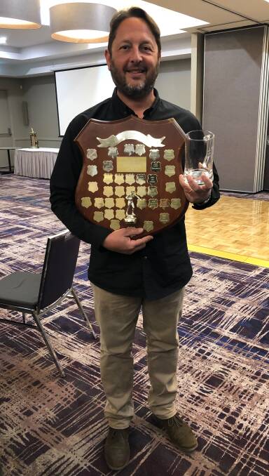 WELL DESERVED: Chris Velis came away with the Clubperson of the Year award at the Black and Whites preserntation night. PHOTO: Contributed