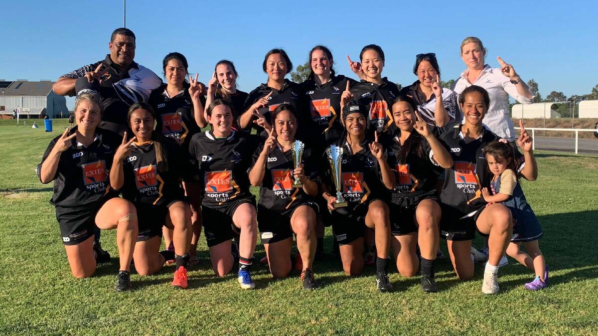 TWO FROM TWO: After going unbeaten in Hay last weekend, the Blacks ladies side have repeated that performance with success in Leeton in the SIRU 7s series.
