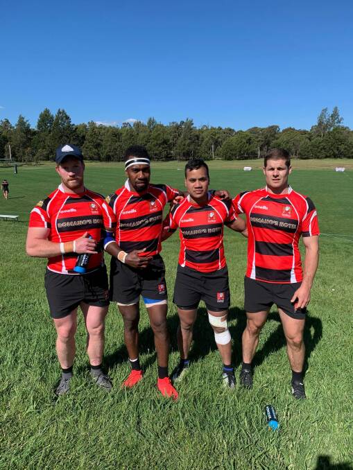 IN WITH CHANCE: The Griffith Blacks representatives in the SIRU men's side who are just one win from top spot heading into the final round in Wagga. PHOTO: Sophie Bozic