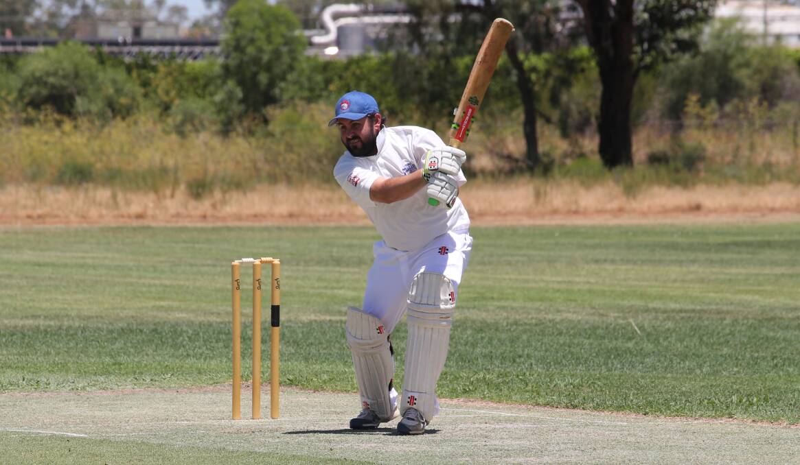 MILESTONE: Coro's Justin Moat guided his side to victory as he scored the first hundred for the second grade season against Exies.