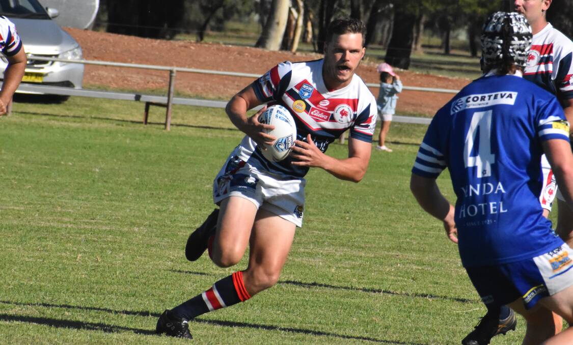 STRONG START: The DPC Roosters and Leeton Greens will face off this weekend to determine who will finish round six with a perfect record. PHOTO: Liam Warren