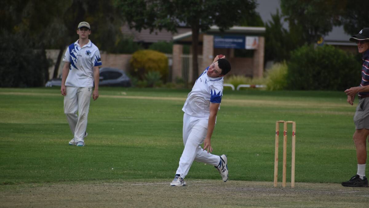 Noah Maybon put on 144 runs with Harrison Steele to help Coro secure a place in the Third Grade preliminary final