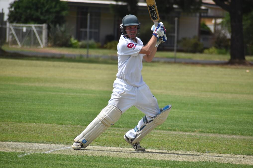 GREAT KNOCK: Ryan Greenaway posted a half-century to help Leagues secure the first grade minor premiership. PHOTO: Liam Warren