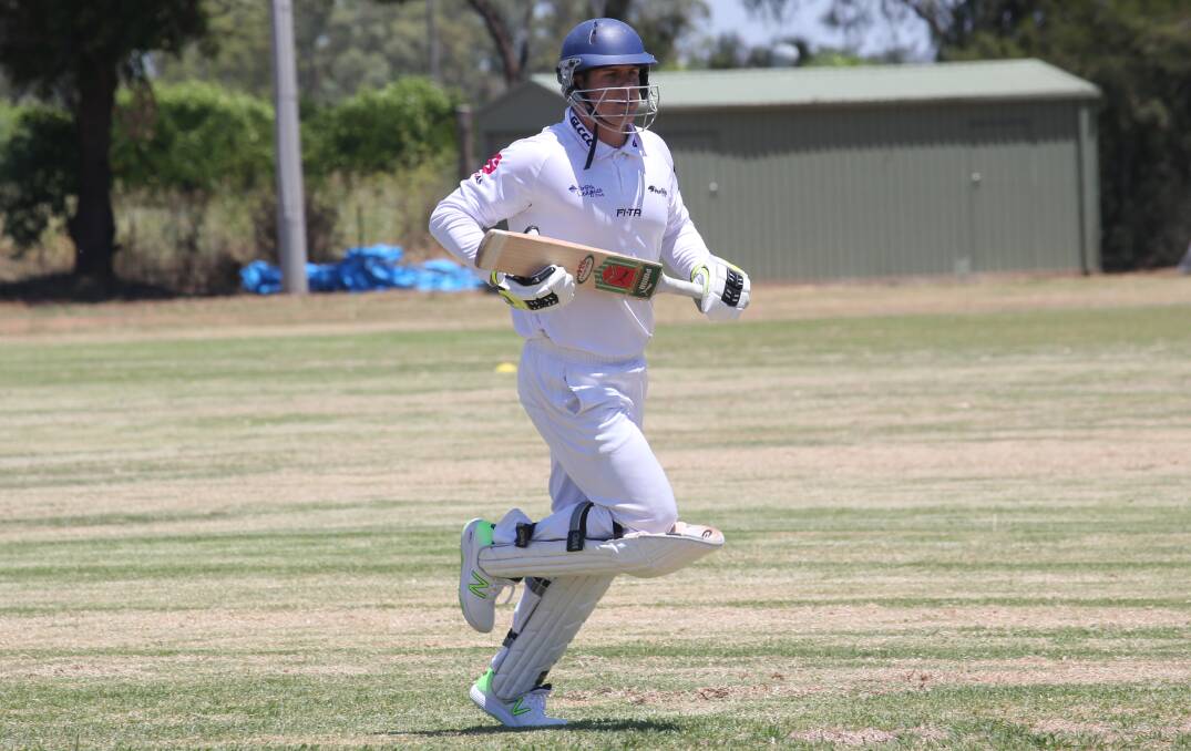 TOUGH START: Leagues Andrew Madden was the only batsman to break double digits in their loss to Hanwood last time out. PHOTO: Anthony Stipo