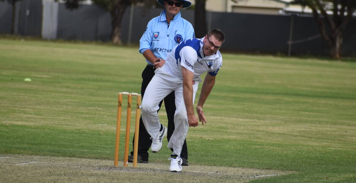 FIVE-FA: Dion Pascoe picked up five wickets to help Coro secure a passage straight into the second grade decider. PHOTO: Liam Warren