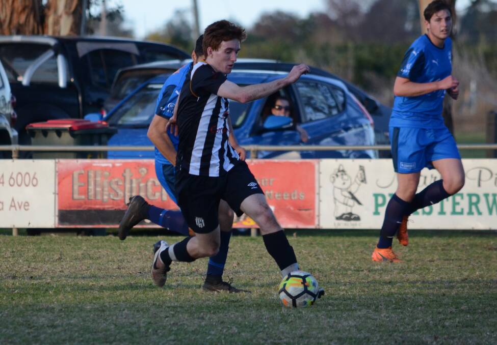 BACK ON THE PARK: Wests' David Tighe will be back in the fold after missing Wests loss to Hanwood FC One last weekend. PHOTO: Liam Warren
