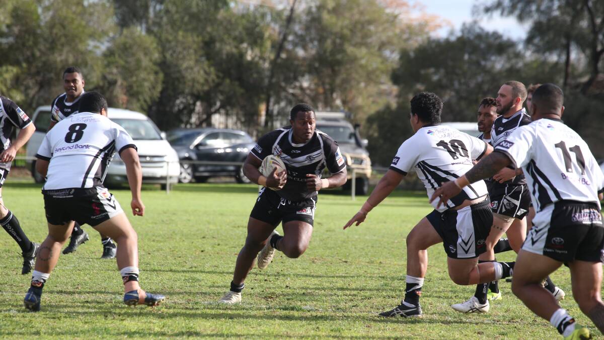 Hay's Orisi Rokobati playing first grade for the Magpies in 2019