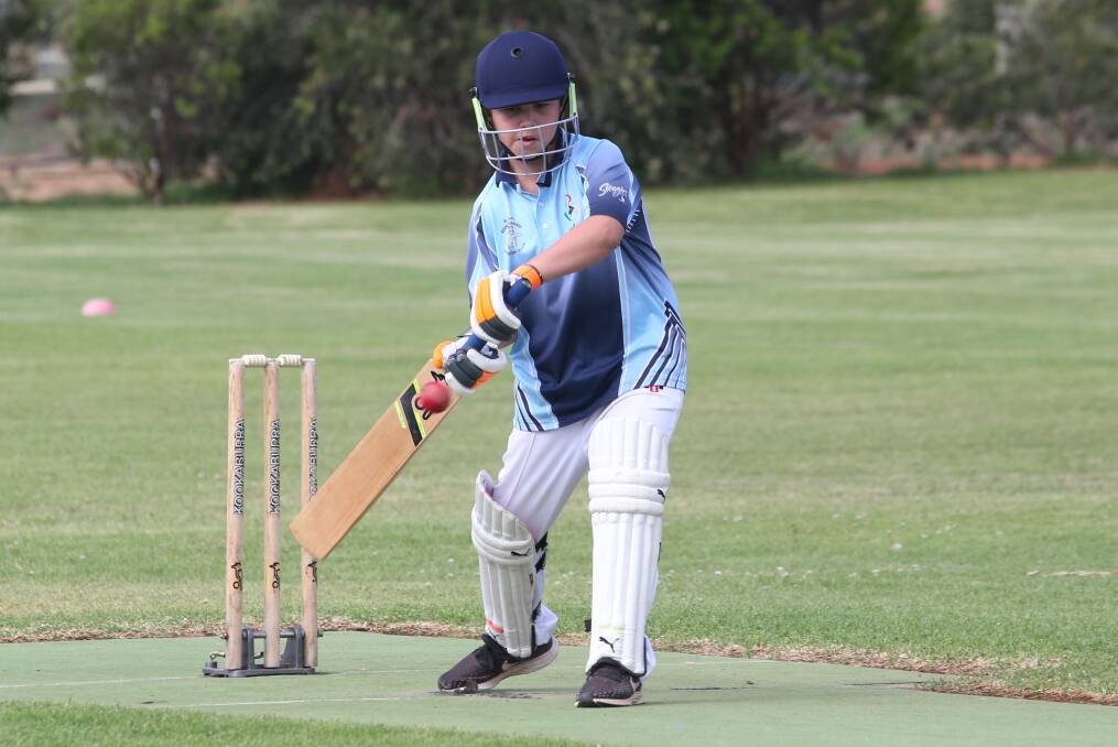 PERFORMER: Sean Garcia scored 36 runs in the first two games against Narrandera and Coleambally to help Griffith take out the Coleambally T10. PHOTO: Anthony Stipo