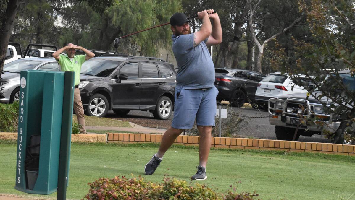 Marc Tucker was apart of the four who took out the Cystic Fibrosis Charity Golf Day on Sunday