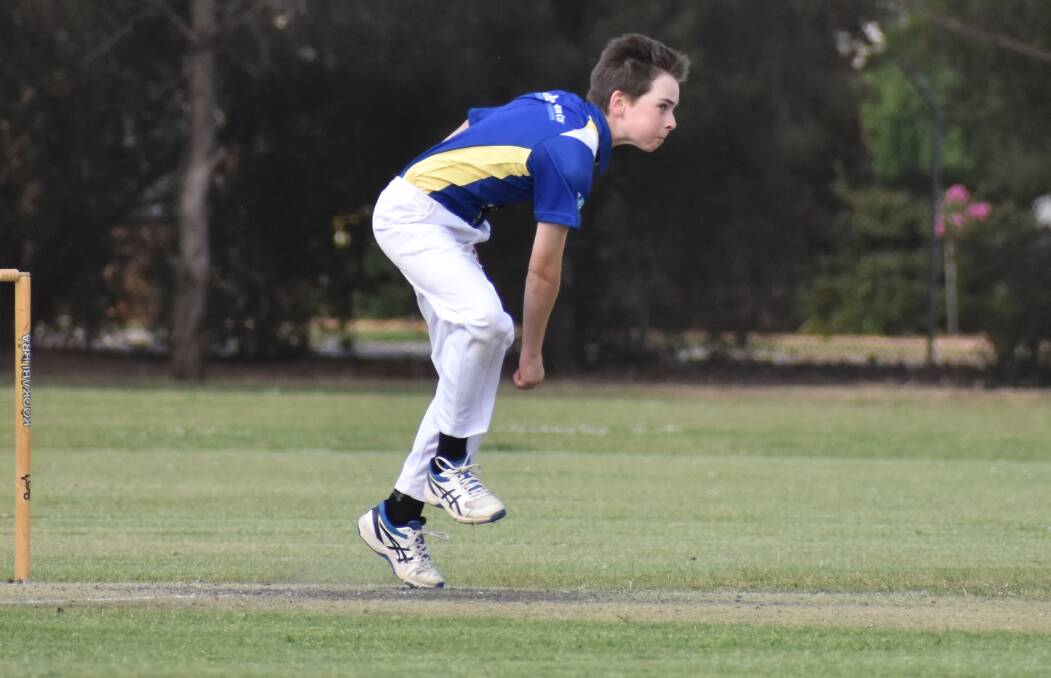Billy Evans was the only Griffith bowler to take wickets against Wagga Blue