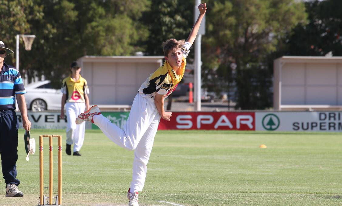 BIG EFFORT: Noah Gaske had a good all-round performance picking up seven wickets and scoring 60 runs across five games. PHOTO: Anthony Stipo