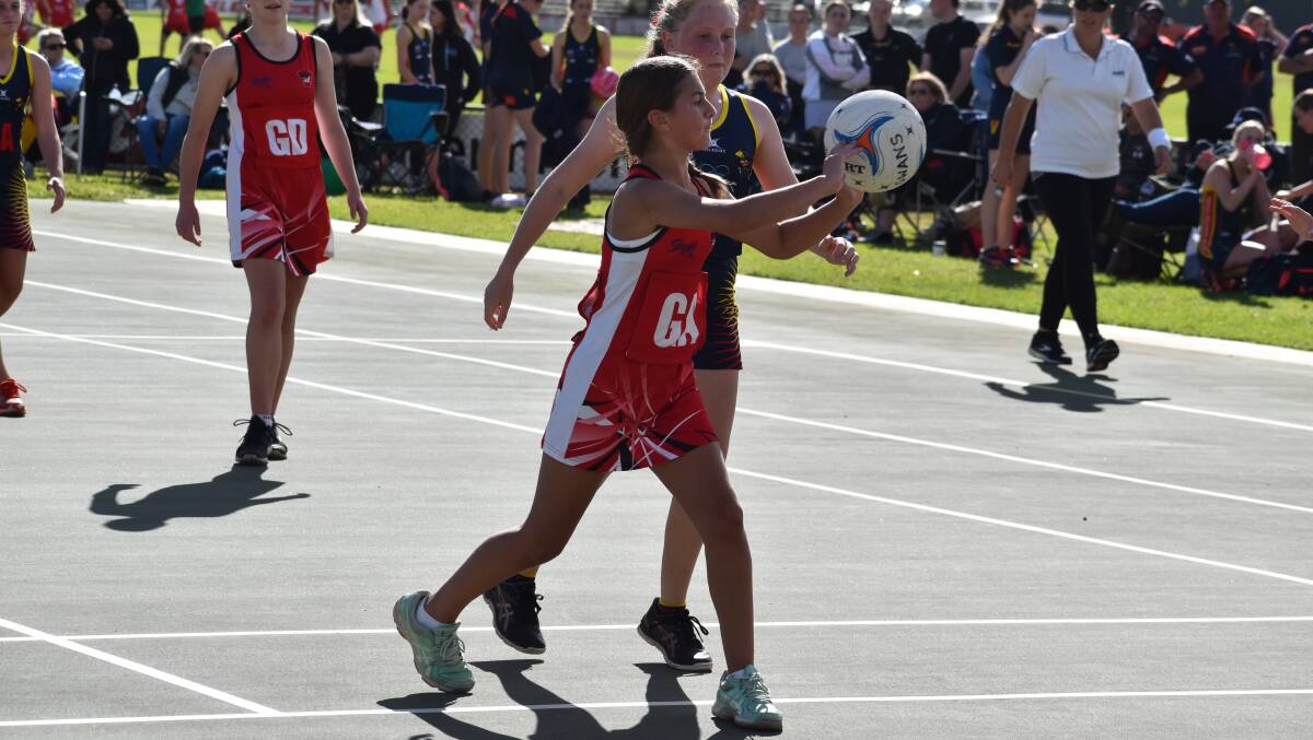 GREAT SEASON: Swans' Skye Robinson game home in third position in the best and fairest count for the South West Juniors under 11s netball. PHOTO: Liam Warren 