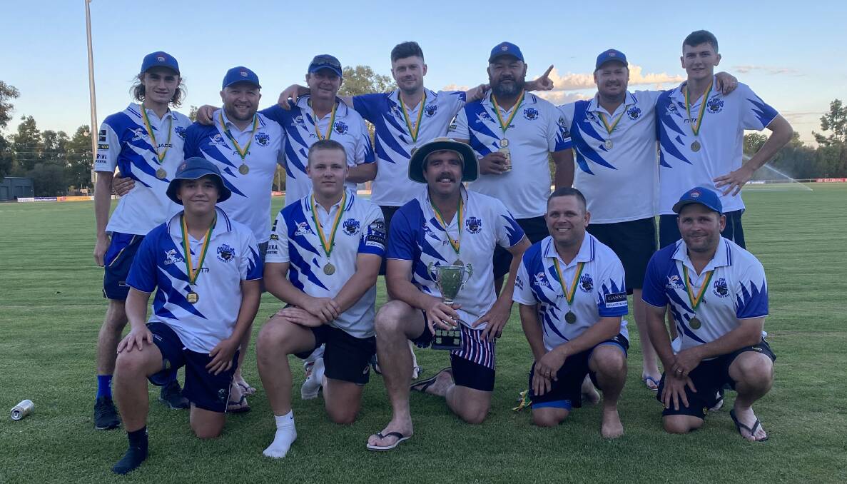 ALL SMILES: After a tense finish, the Coro Cougars were able to take out the Peter Davis One Day Cup with a four-wicket win over Exies Diggers. PHOTO: Liam Warren