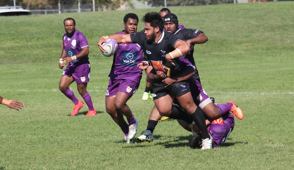 POSSIBLE INCLUSION: Griffith's Chris Latu missed the win over CSU Reddies but could return this weekend to lead his side out against Wagga City. PHOTO: Anthony Stipo