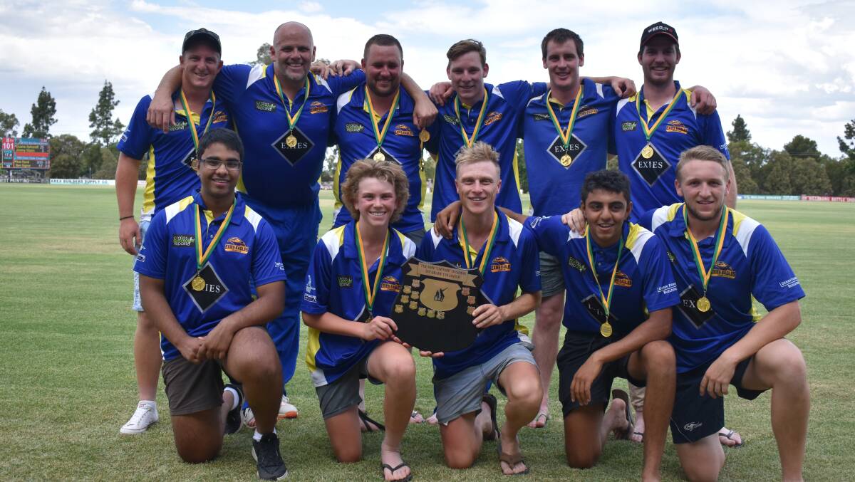 CHAMPIONS: Exies Eagles were able to overcome a slow start to come away with the Don Coleman Twenty20 Shield. PHOTO: Liam Warren