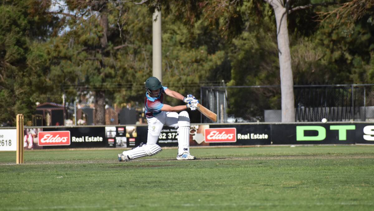 Oliver Bartter showed his all round ability with four wickets to help Hanwood to a win over Leagues in third grade. PHOTO: Shaun Paterson